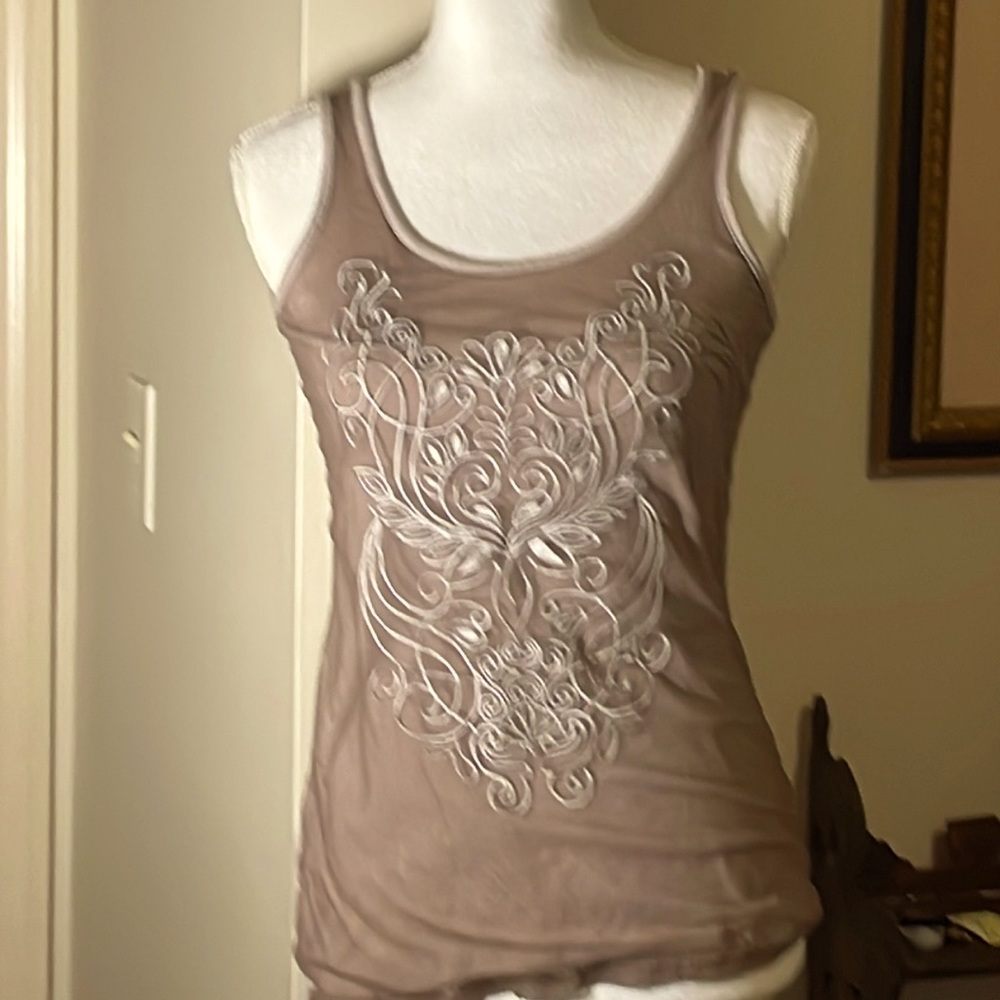 Tank Top Cynthia Rowley XS Tan